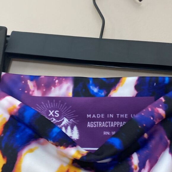 Agstract Apparel Lotus Leggings Size XS Colorful Athletic Yoga Exclusive Print - Picture 7 of 7